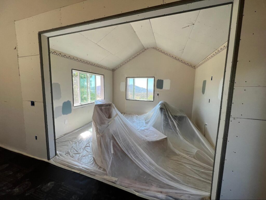 Home remodeling drywall installation