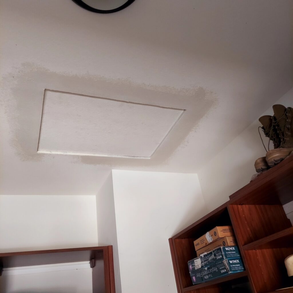 Large drywall repair